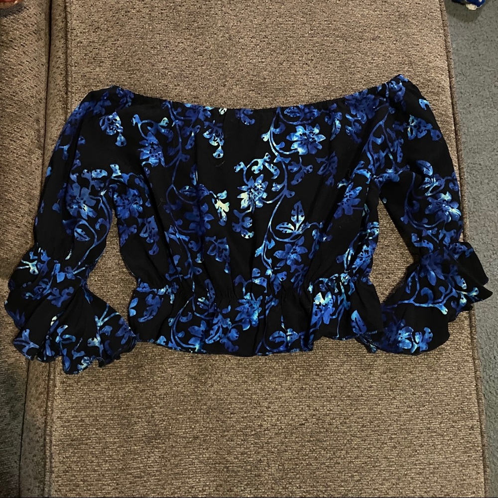 Hand Dyed Off the Shoulder Top